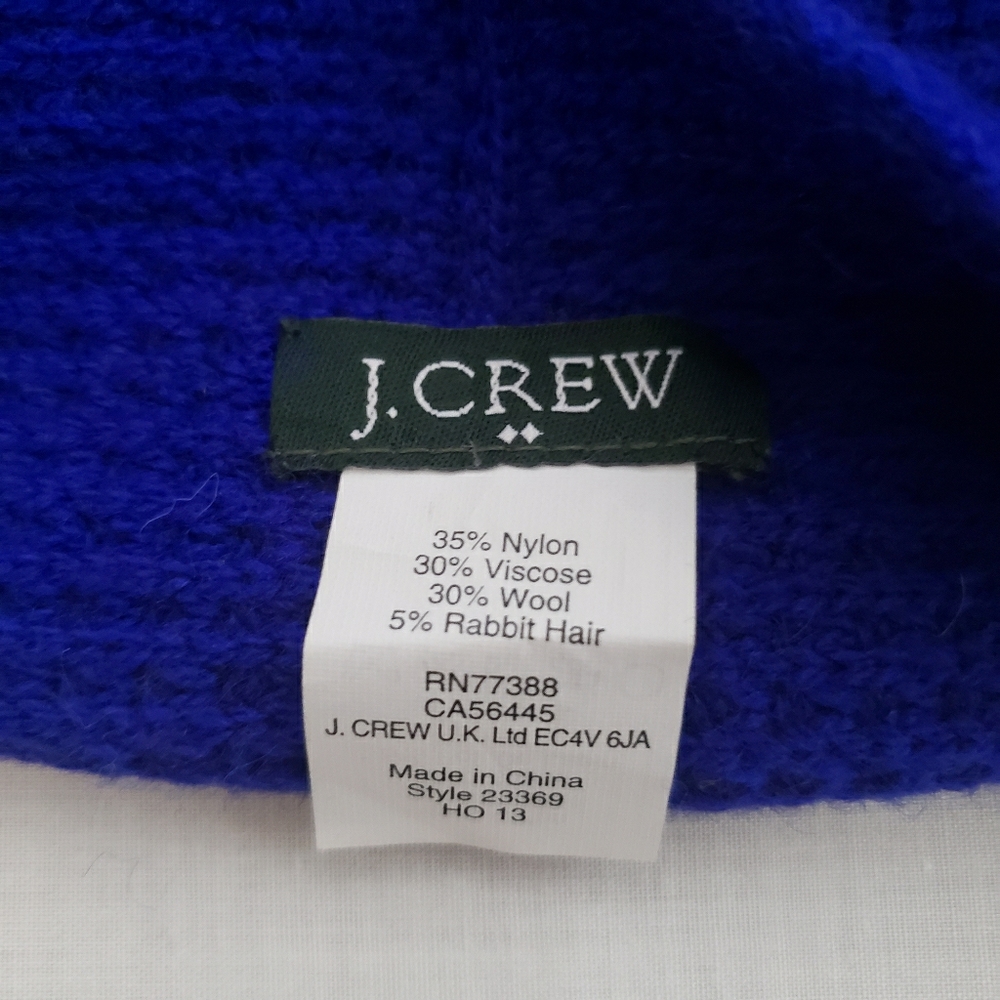 J. Crew Infinity Scraf, Blue - Picture 3 of 3